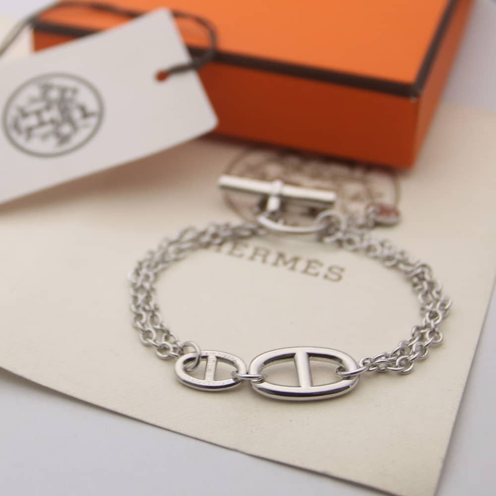 H**me5 Double Bracelet Silver