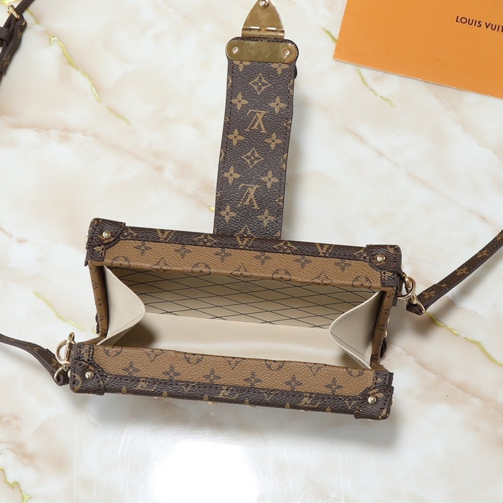 L0vis Vvtt0n Petite Malle Monogram Reverse Brown 20Cm M45960