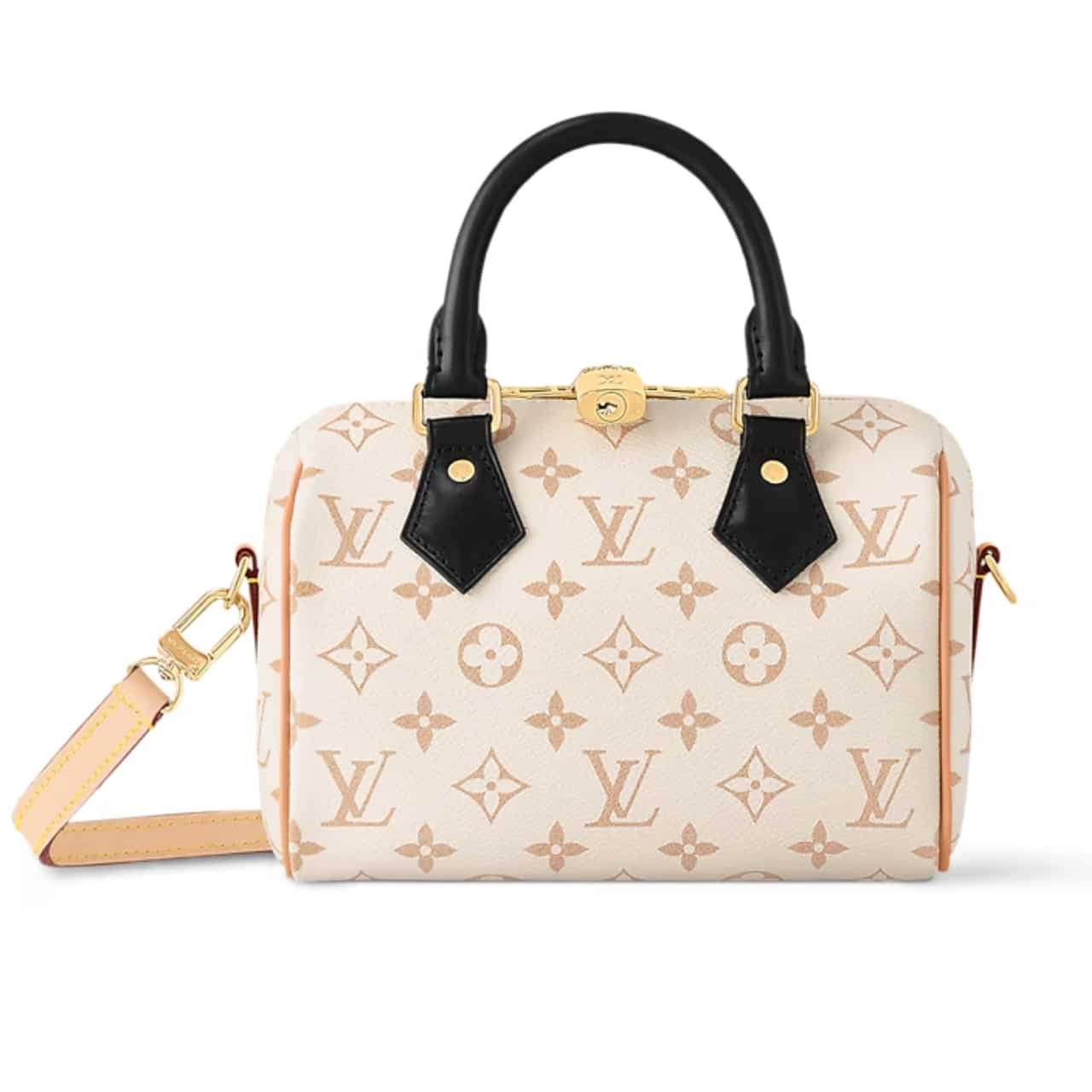L0vis Vvtt0n Speedy Bandoulière 20 Monogram Dune Coated Canvas 20Cm M46906