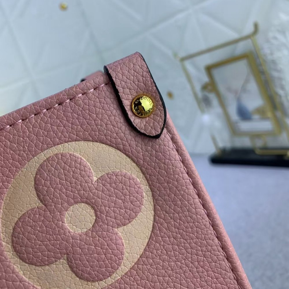 L0vis Vvtt0n Onthego MM Monogram Empreinte Trianon Pink 33cm M46286