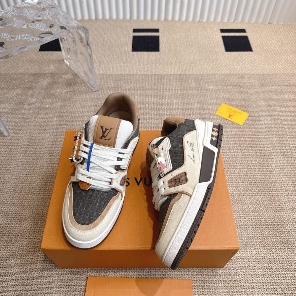 L0vis Vvtt0n Lv Trainer Outdoor Sneaker Brown 1Ahtfn