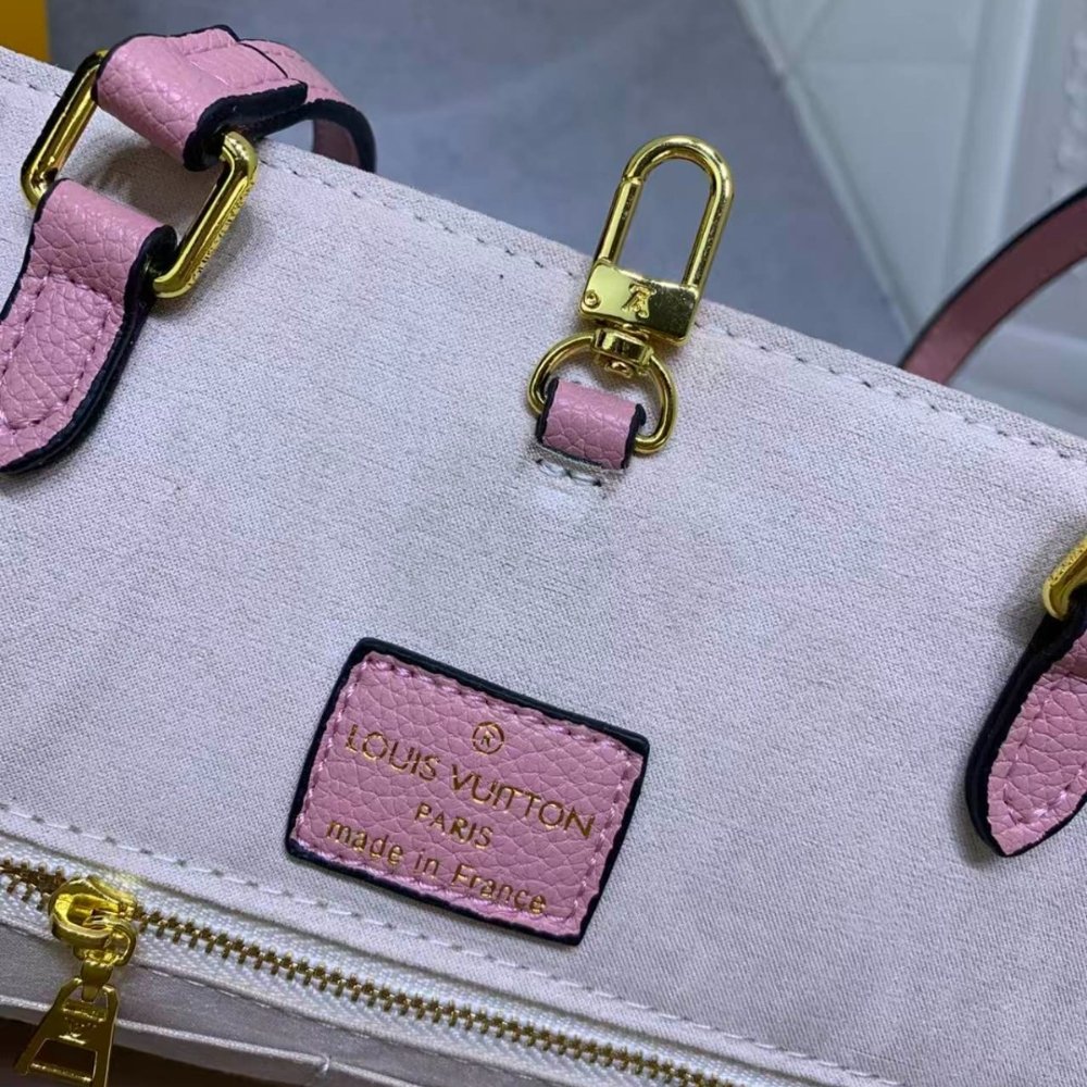 L0vis Vvtt0n Onthego MM Monogram Empreinte Trianon Pink 33cm M46286