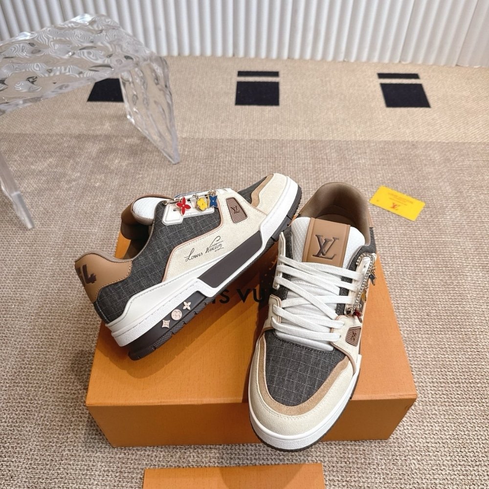 L0vis Vvtt0n Lv Trainer Outdoor Sneaker Brown 1Ahtfn