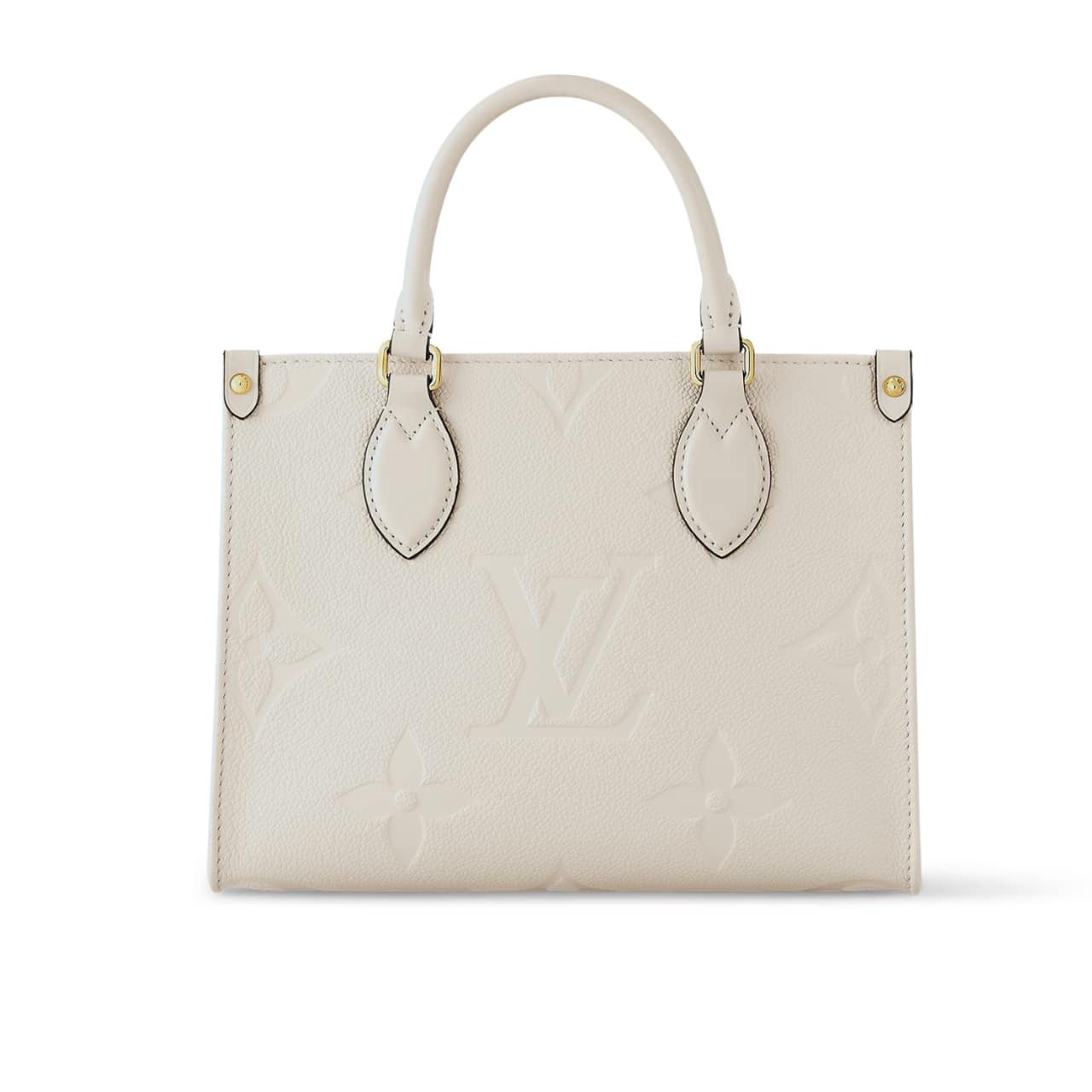 L0vis Vvtt0n Onthego BB Monogram Empreinte White 18Cm