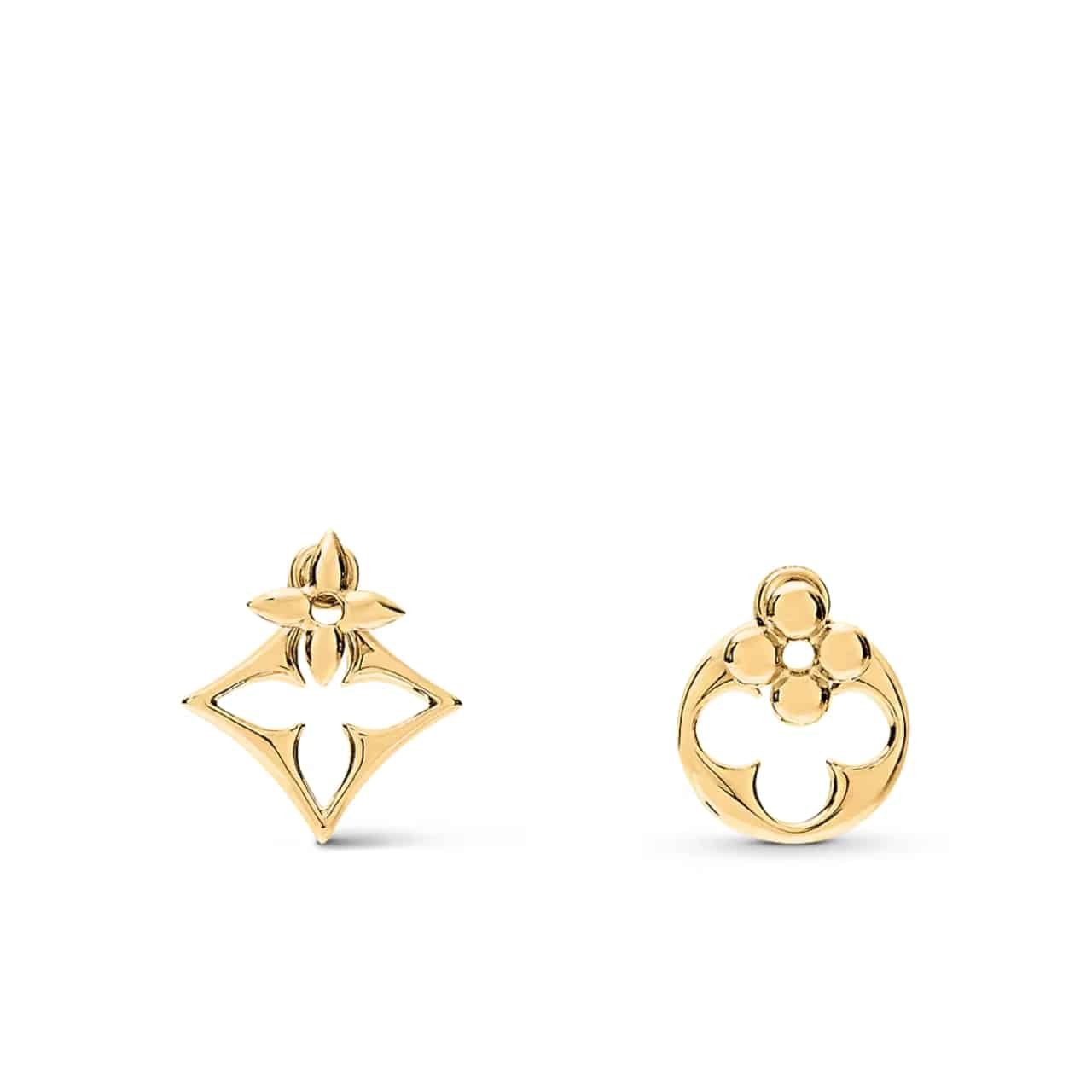L0vis Vvtt0n Lv Flowergram Earrings Gold M00770