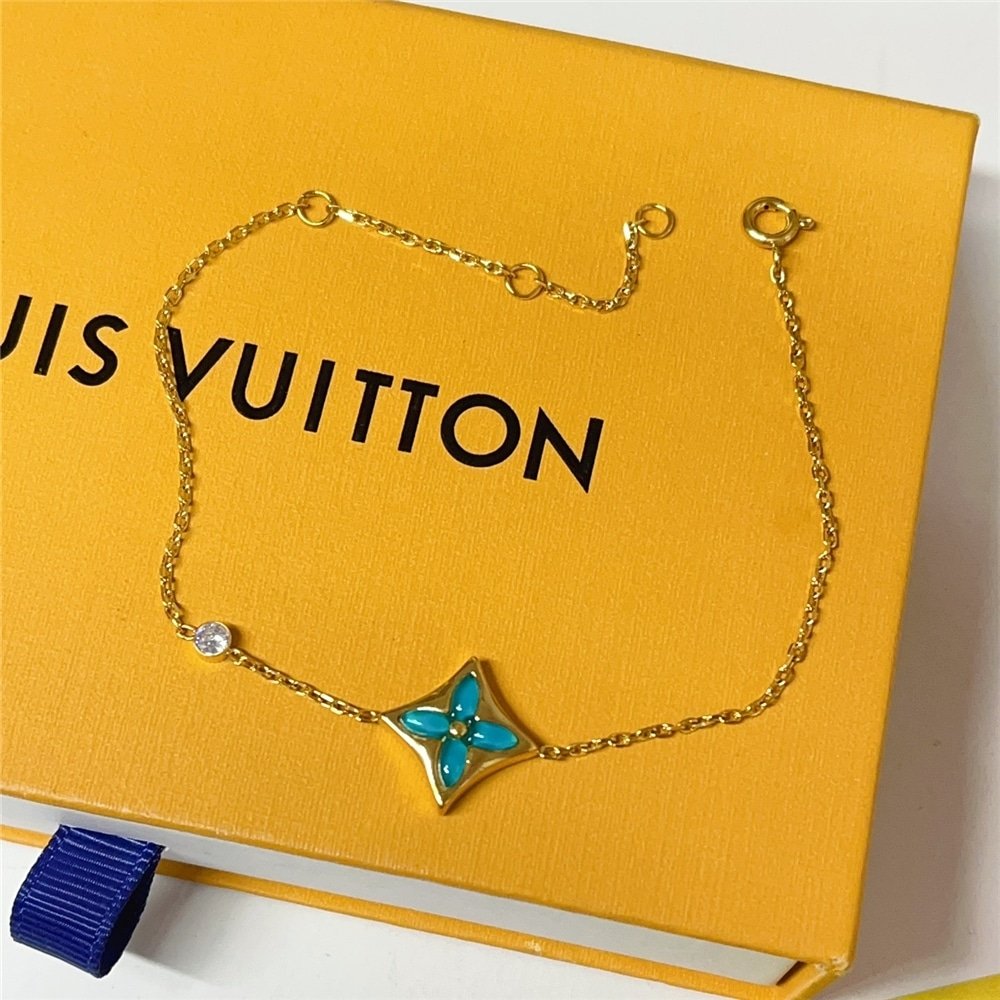 L0vis Vvtt0n Color Blossom Bb Star Bracelet Yellow Gold Q05977