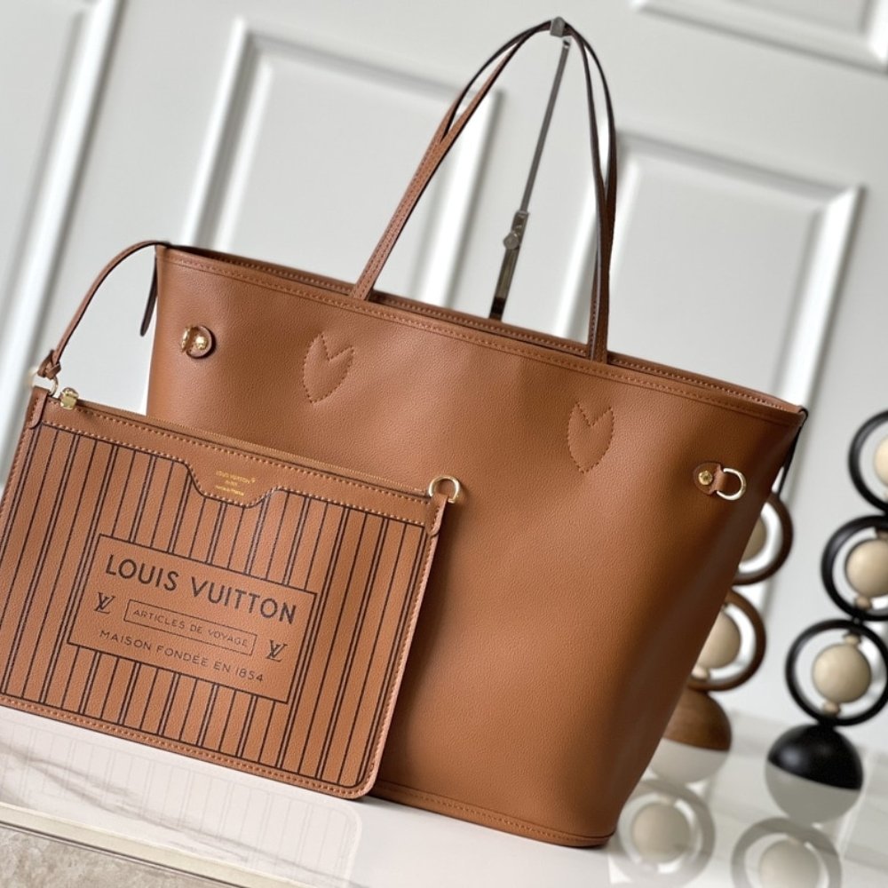 [S*per Vip 1:1] L0vis Vvtt0n Neverfull Inside Out MM Tan 31Cm M12061
