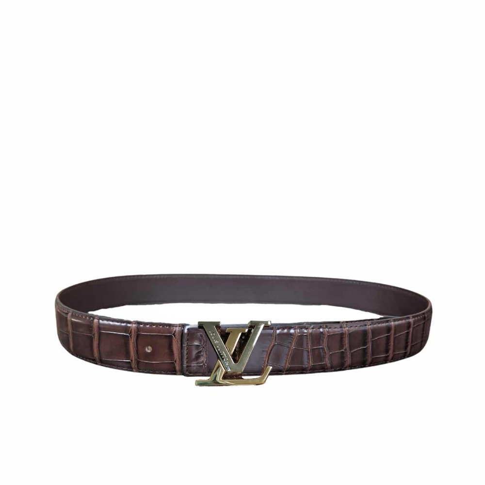 L0vis Vvtt0n Lv Initiales Reversible Belt Brown 38Mm