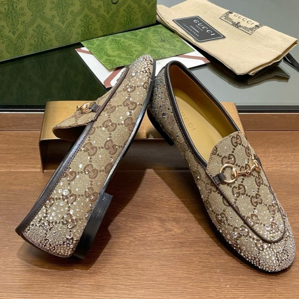 Gvc*1 Women Jordaan Loafer Beige And Dark Brown 813000 Fad4D 2550