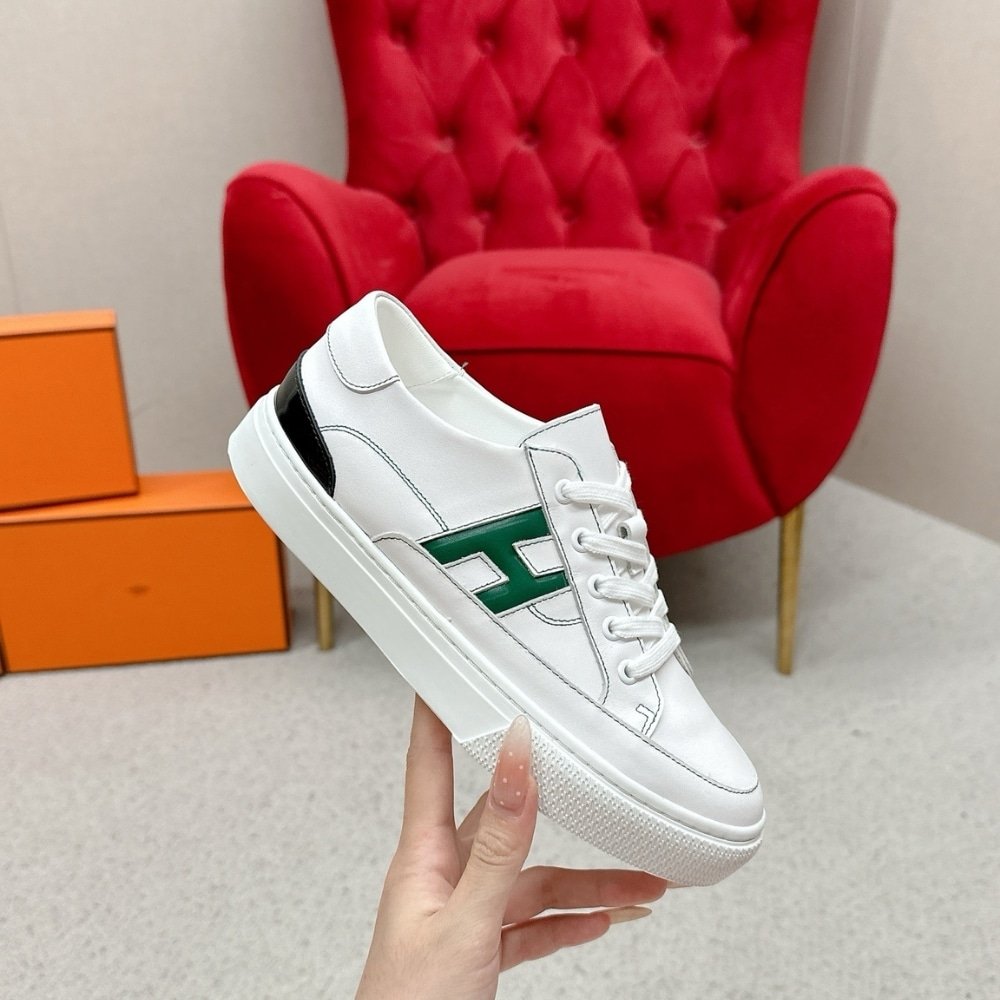 H**me5 Deep Sneaker Blanc And Vert Bouteille H251837Zh14400