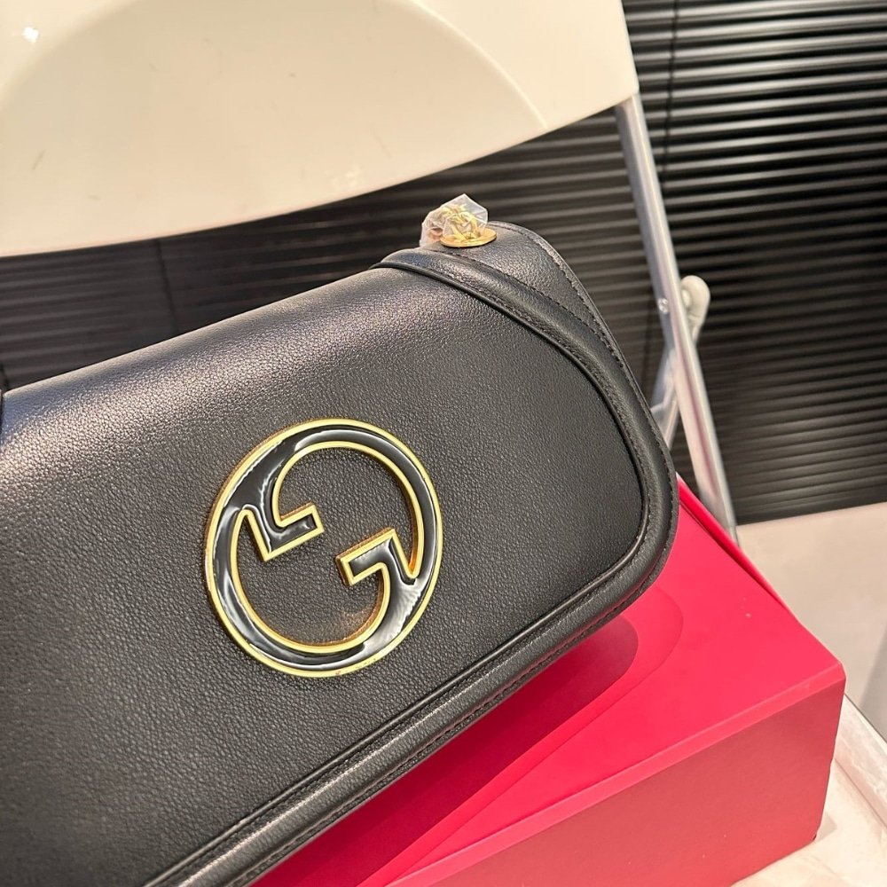Gvc*1 Blondie Small Shoulder Bag Black Leather 26Cm 815715 Aaeex 1000