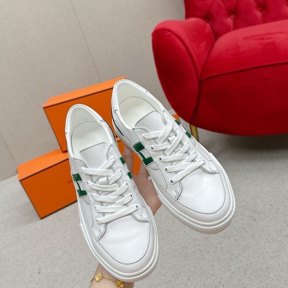H**me5 Deep Sneaker Blanc And Vert Bouteille H251837Zh14400