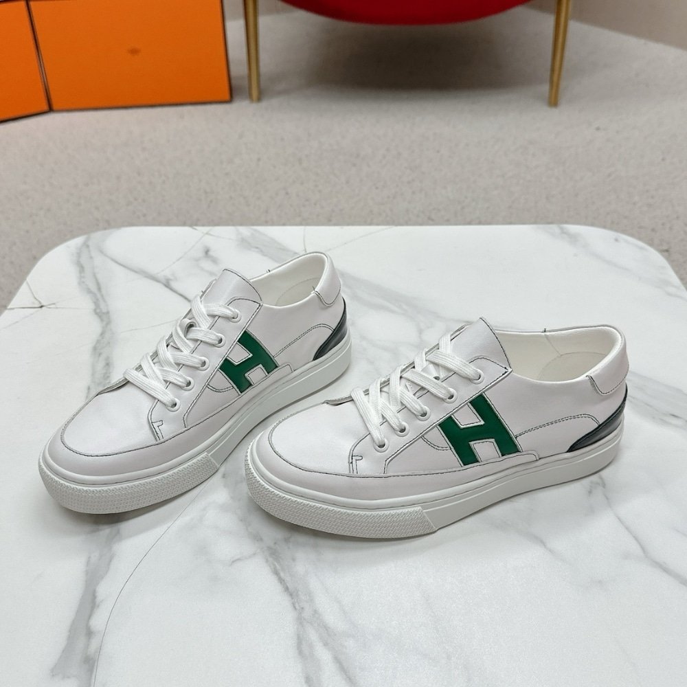 H**me5 Deep Sneaker Blanc And Vert Bouteille H251837Zh14400