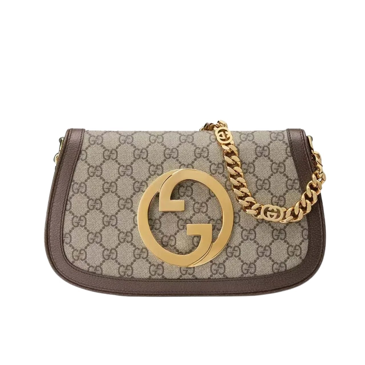 Gvc*1 Blondie Shoulder Bag Beige And Ebony Gg Svp*me Canvas 28Cm ‎699268 K9Gsg 8358