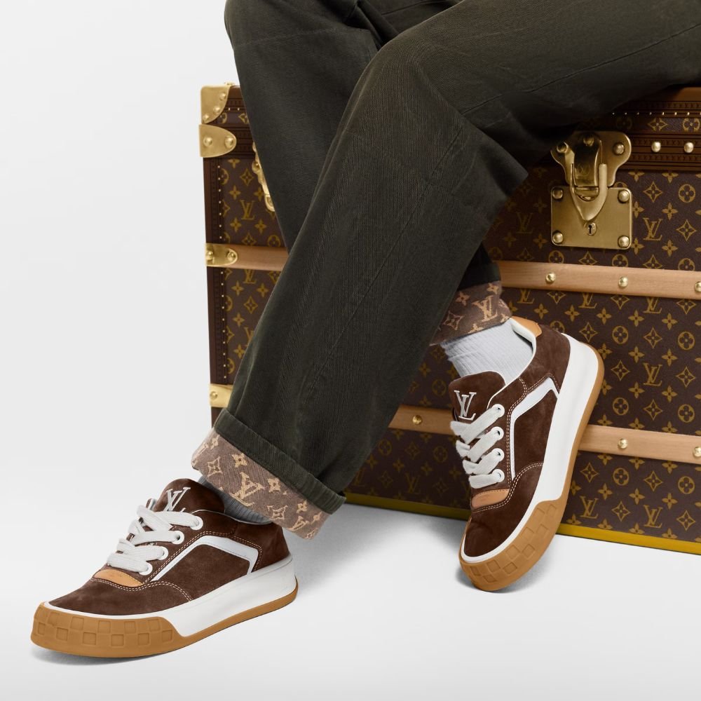 L0vis Vvtt0n LV Tilted Sneaker Brown 1AJ764