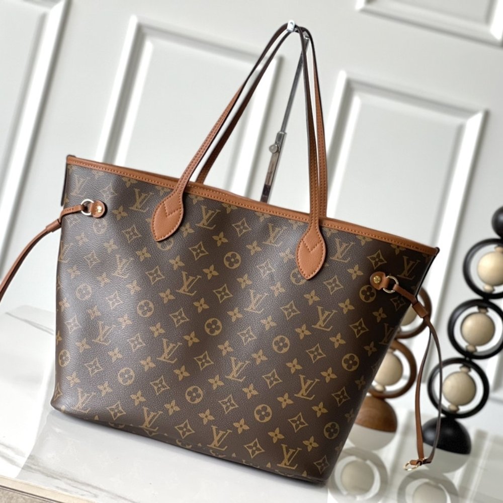 [S*per Vip 1:1] L0vis Vvtt0n Neverfull Inside Out MM Tan 31Cm M12061