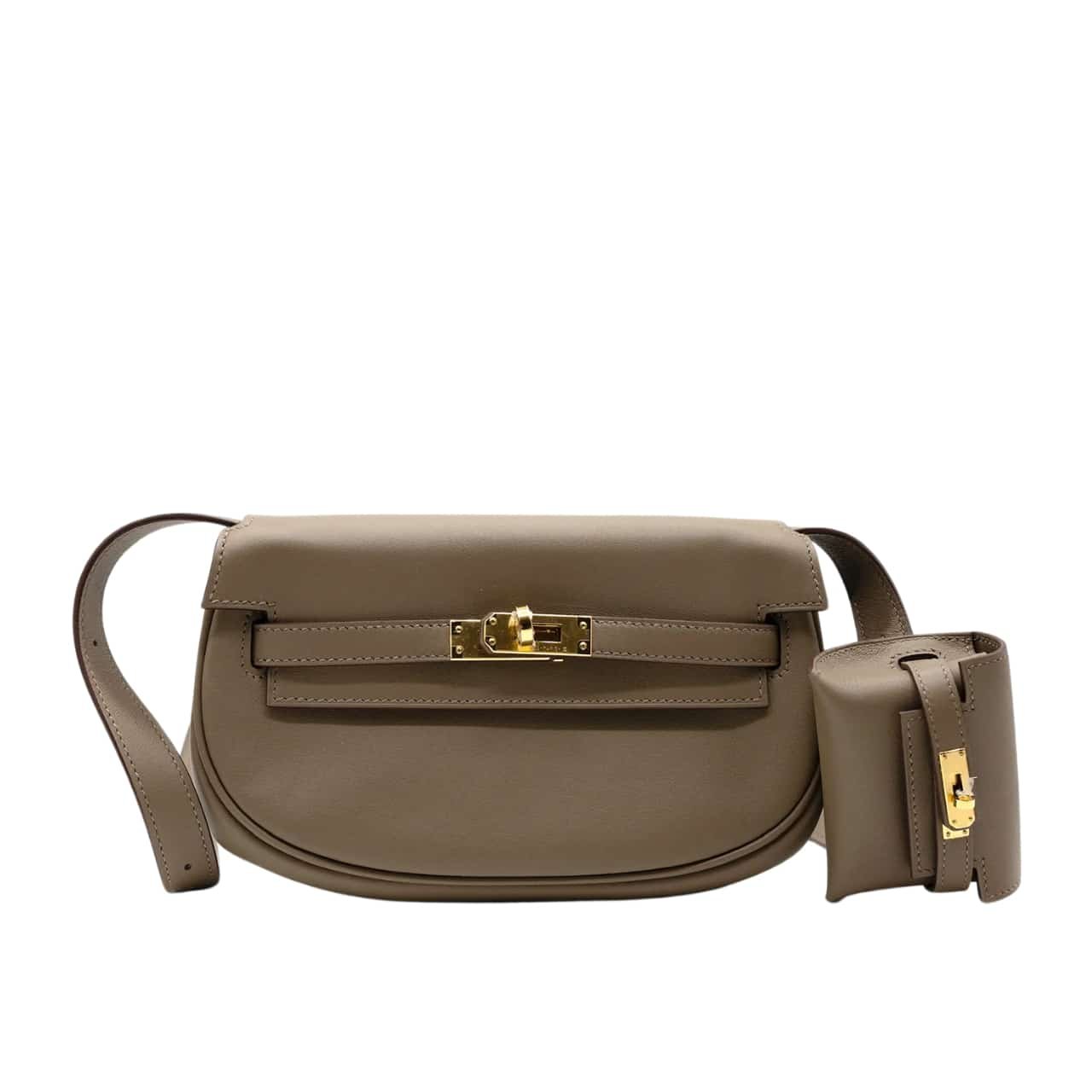 H**me5 Kelly Moove Swift Gold Hardware Etoupe 17Cm