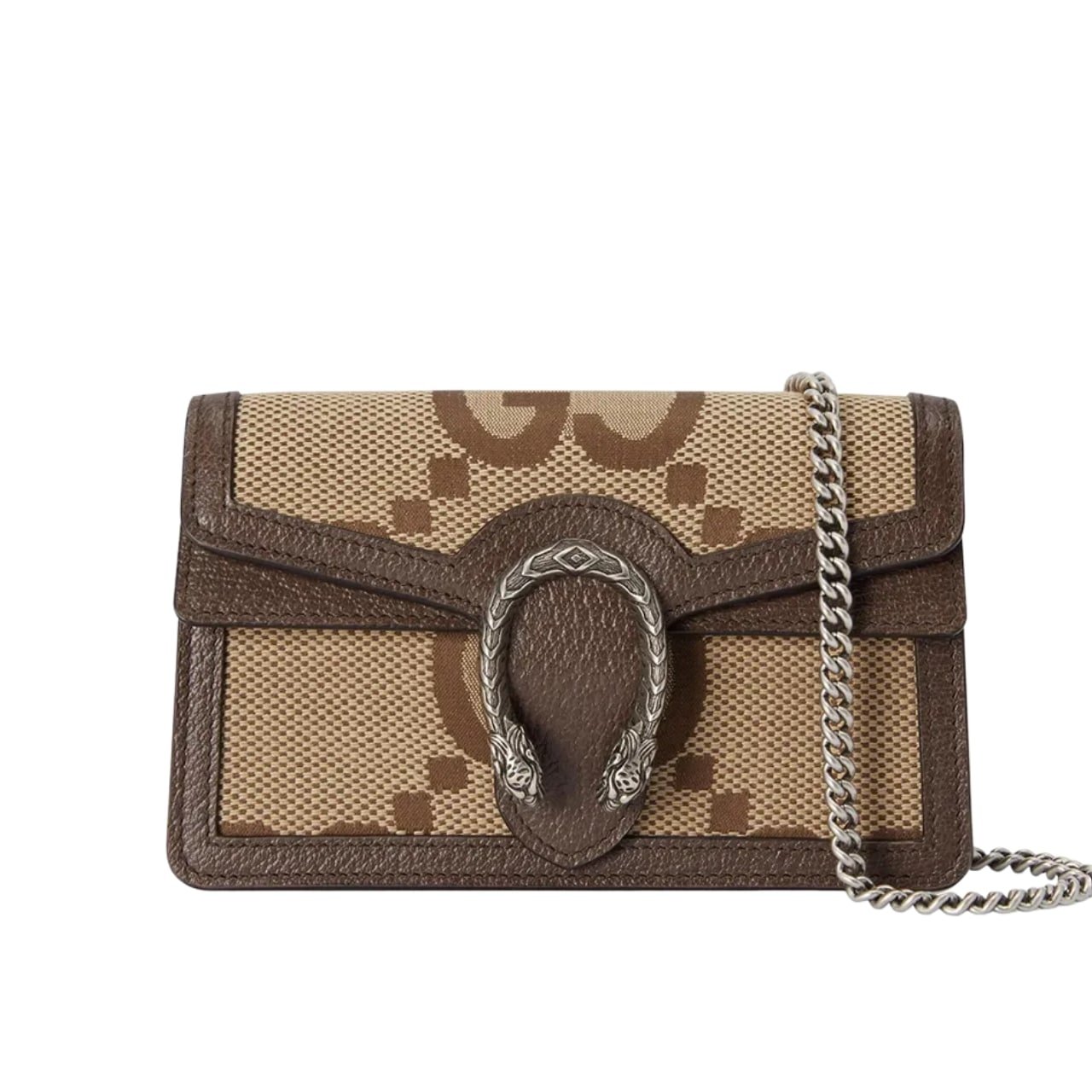 Gvc*1 Dionysus Bag Jumbo Gg Canvas S*per Mini Brown 28Cm