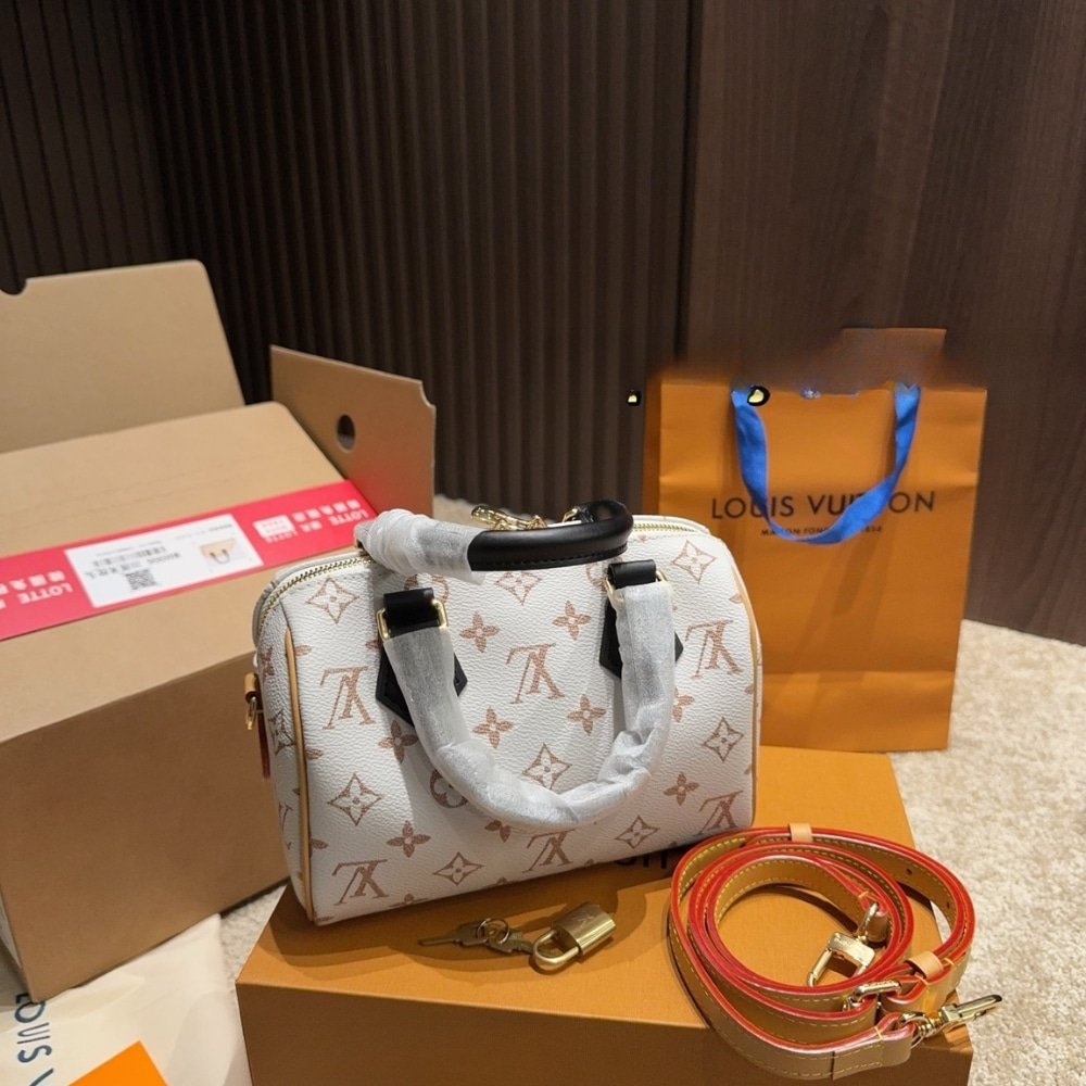 L0vis Vvtt0n Speedy Bandoulière 20 Monogram Dune Coated Canvas 20Cm M46906