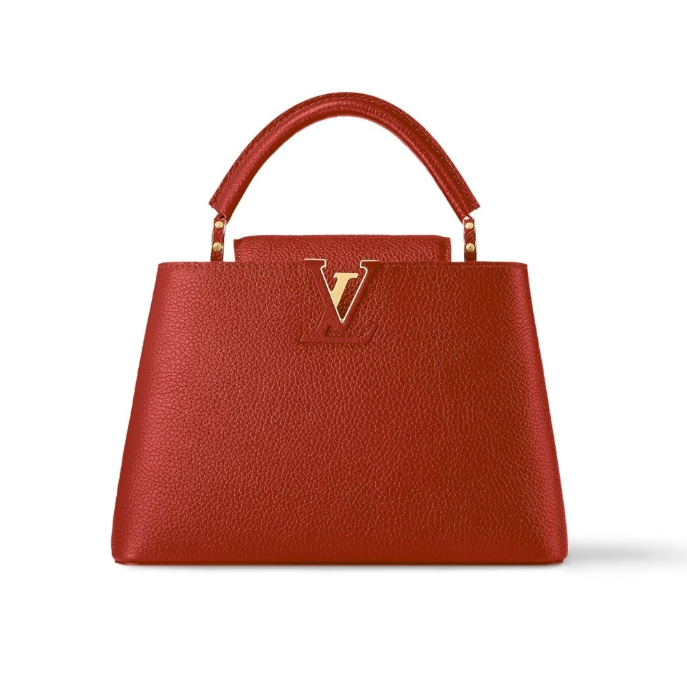 L0vis Vvtt0n Capucines Bb Bag Scarlet Red 27Cm M52689