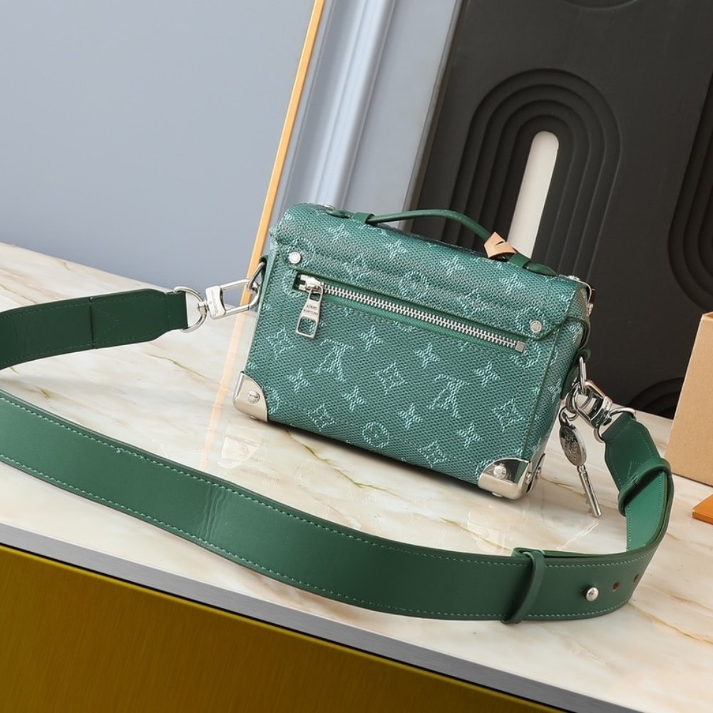 L0vis Vvtt0n Soul Trunk Bag Green 19Cm M12686