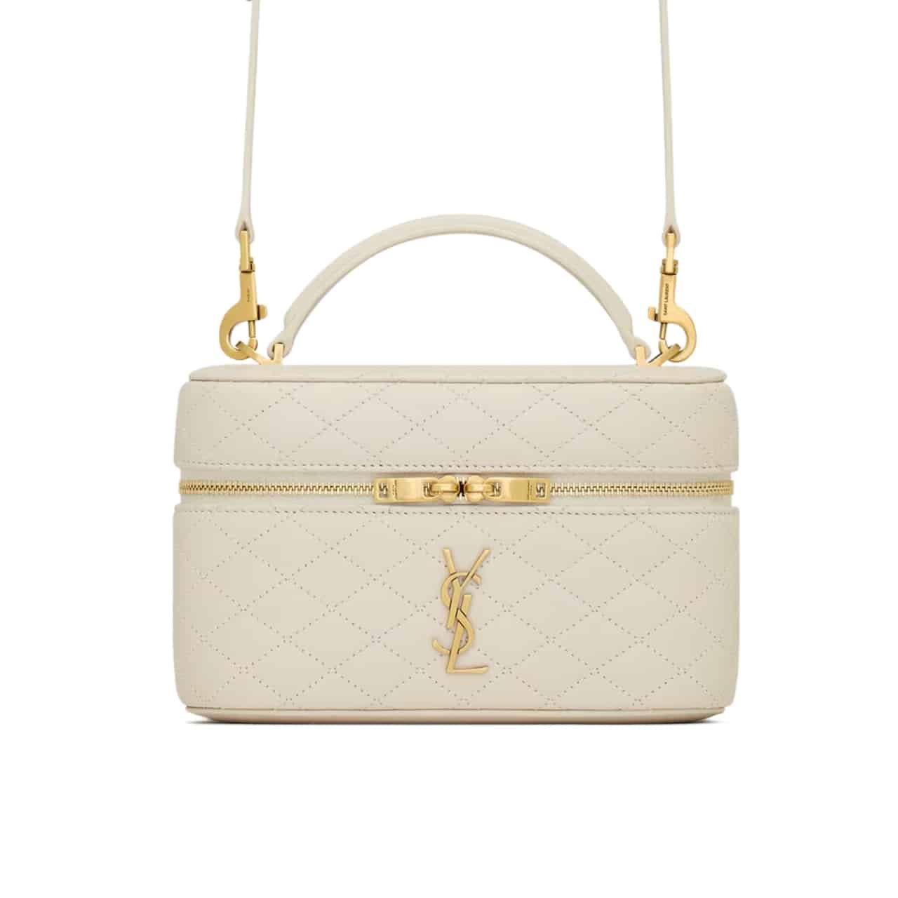 Sa1nt Lau*nt Gaby Vanity Bag In Blanc Vintage 18Cm 7667311El079207