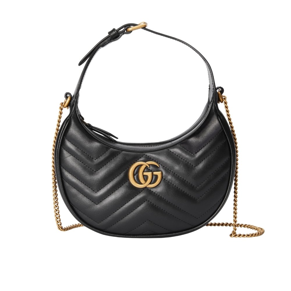 Gvc*1 Gg Marmont Small Shoulder Bag Black 21Cm 699514 Dtdht 1000