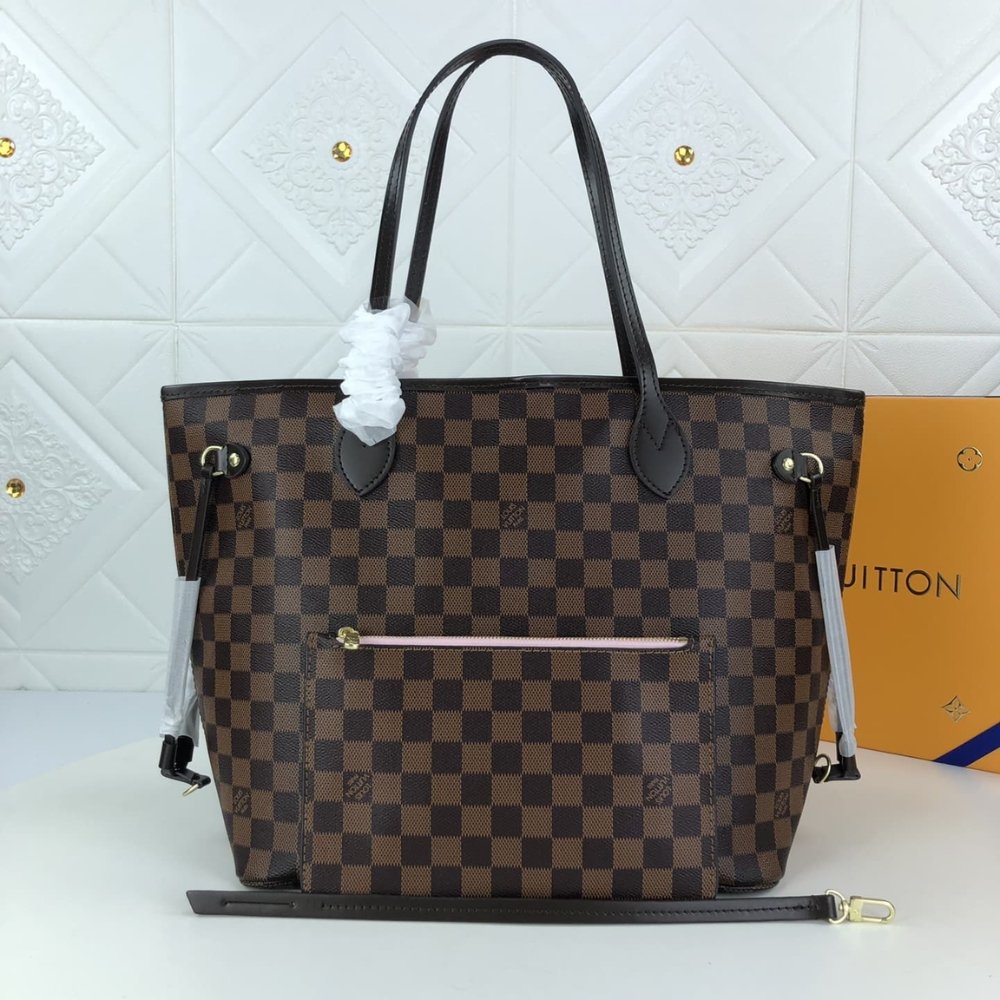 L0vis Vvtt0n Neverfull GM Damier Ebene Light Pink 39Cm N41357