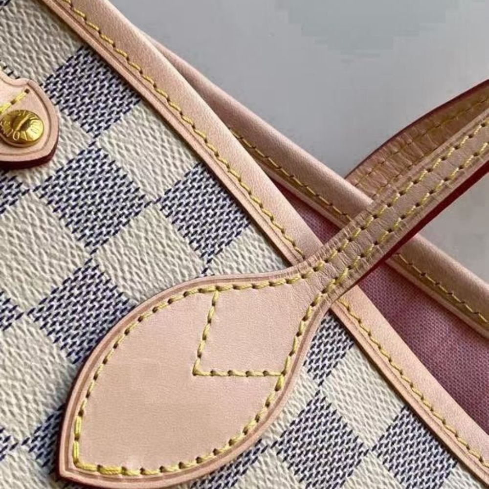 [S*per Vip 1:1] L0vis Vvtt0n Neverfull PM Damier Azur Pink 29Cm