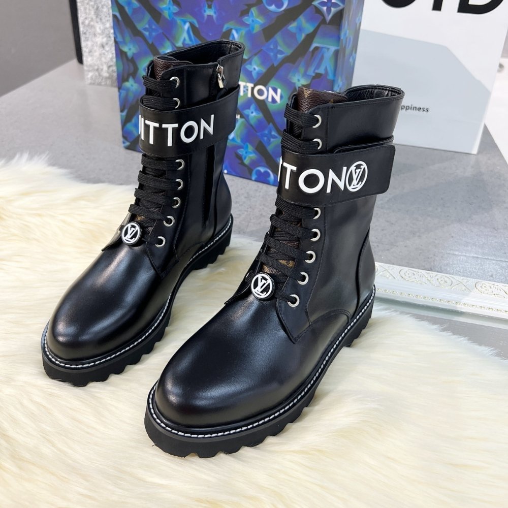 L0vis Vvtt0n Territory Flat Ranger Boots Black 1A9Hae