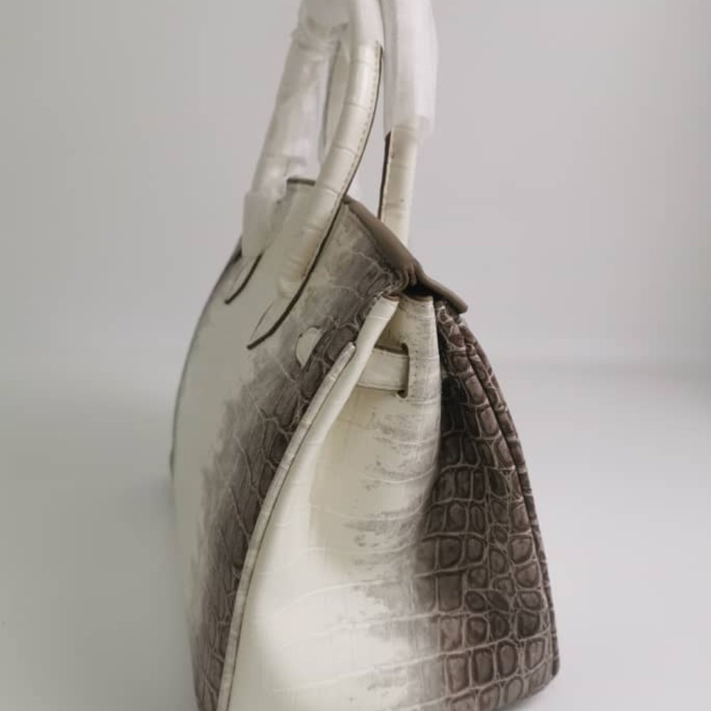 H**me5 Birkin 30 Niloticus Himalaya Blanc Finish Gold Kelly 30Cm