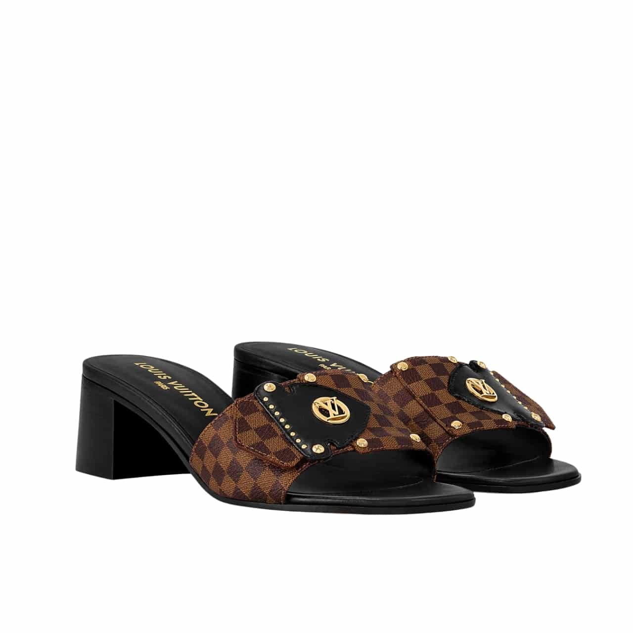 L0vis Vvtt0n Lv Frame Mules Cacao Brown 1Ahmgi