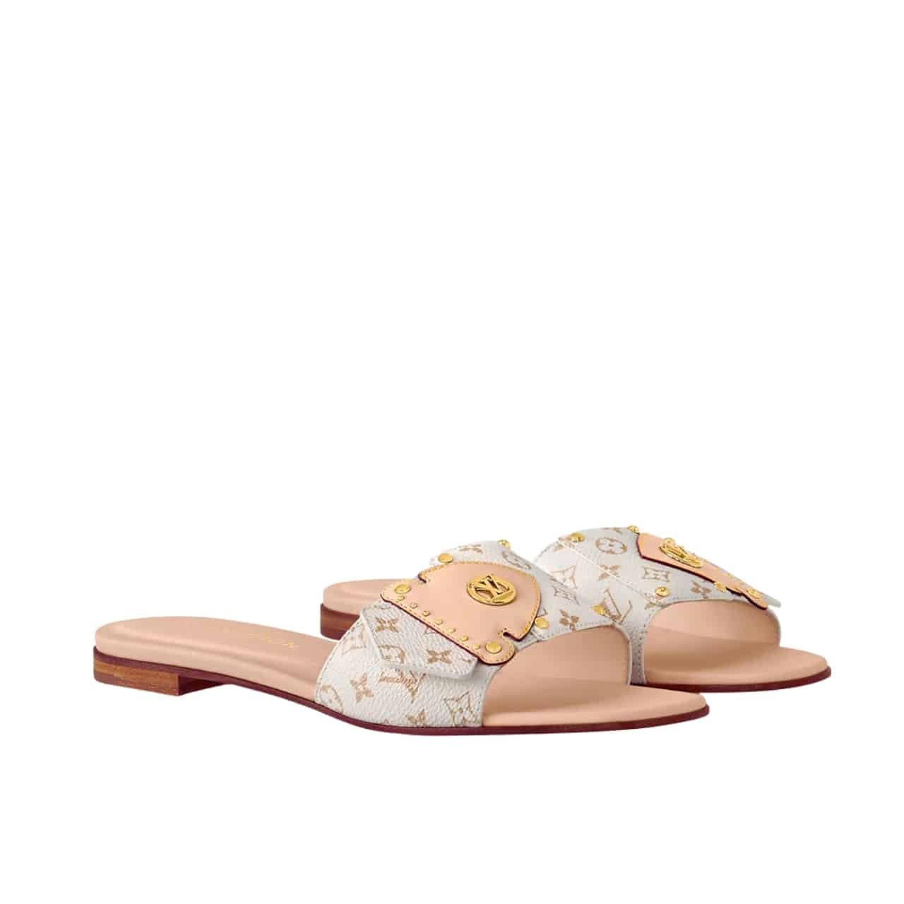 L0vis Vvtt0n Lv Frame Flat Mule Dune Beige 1Ahmsb