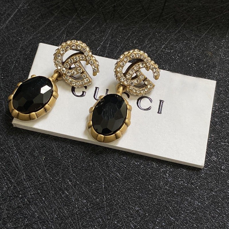 Gvc*1 Gg Black Earrings