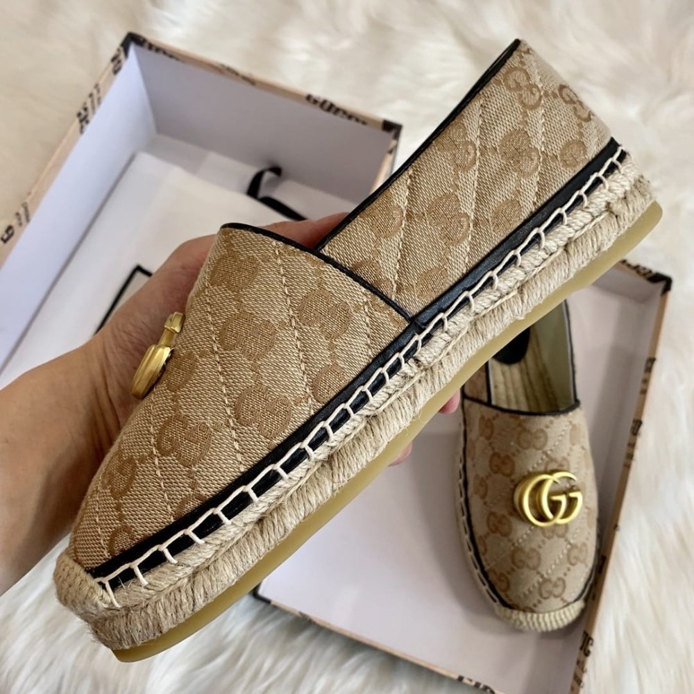 Gvc*1 Women’S Matelassé Canvas Espadrille Beige 621239 Kqwm0 9765