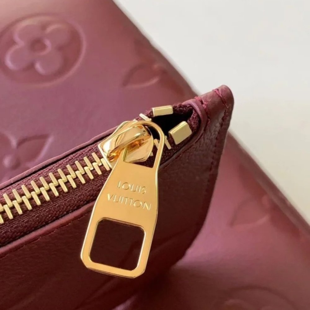 L0vis Vvtt0n Neverfull Mm Monogram Empreint Wine Red 31Cm M25855