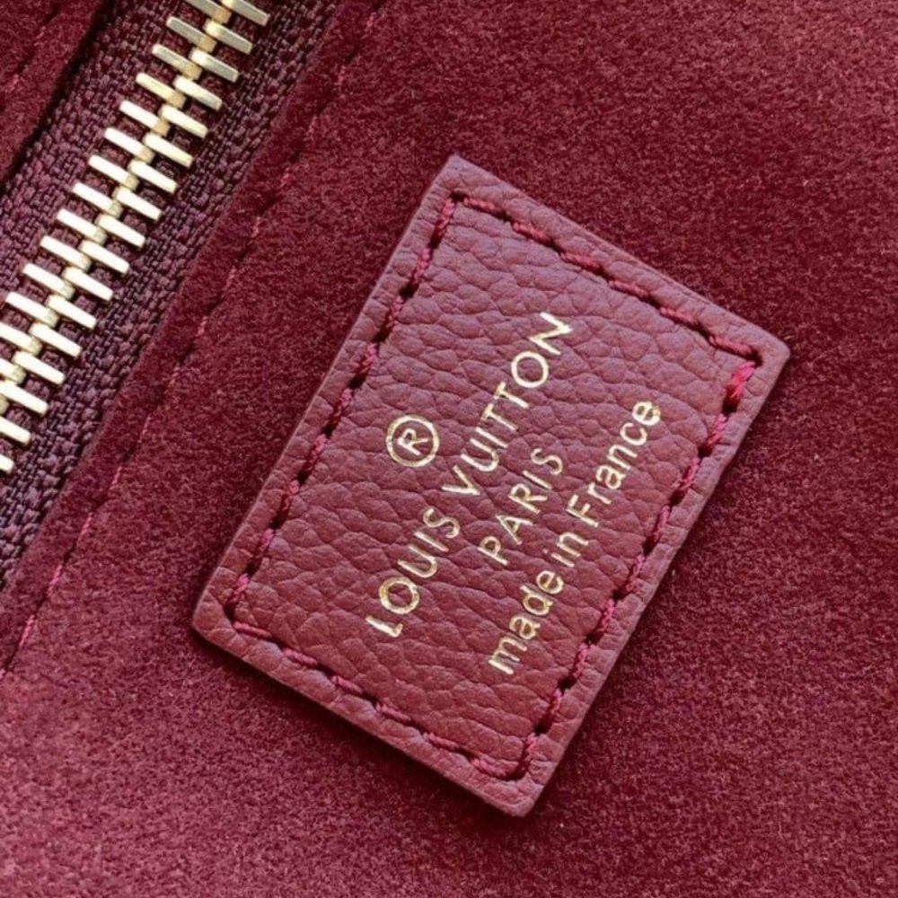 L0vis Vvtt0n Neverfull Mm Monogram Empreint Wine Red 31Cm M25855