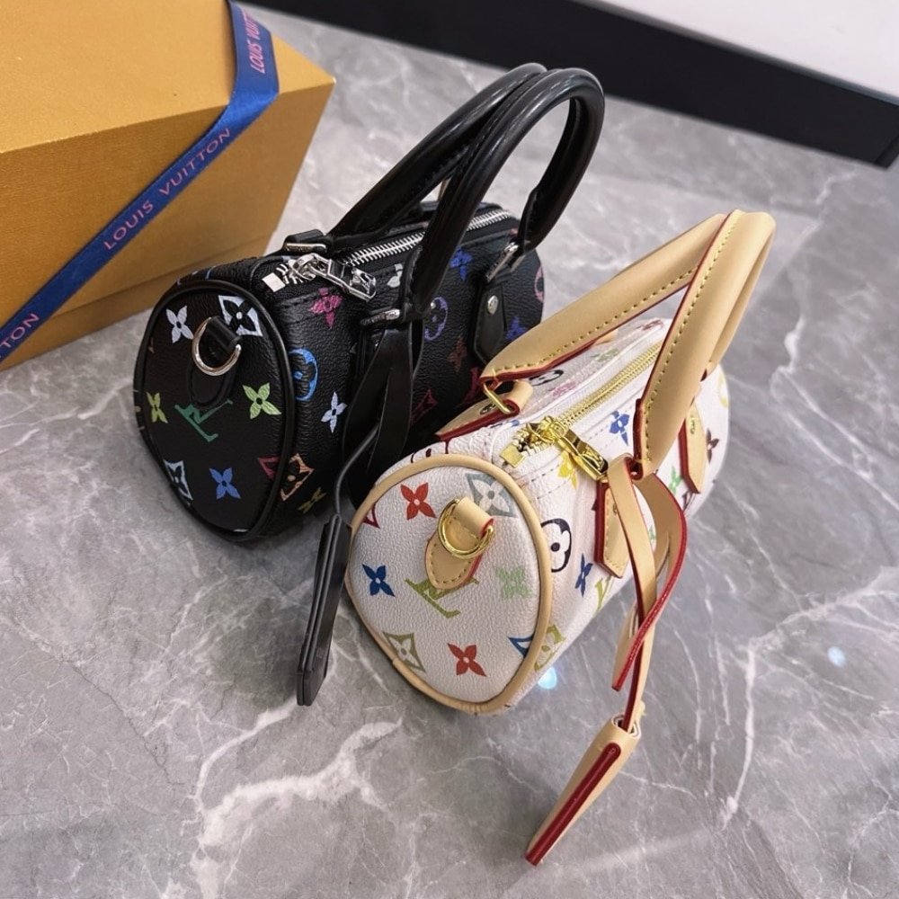 L0vis Vvtt0n X Takashi Murakami Nano Speedy Black Multicolored 16Cm M13406