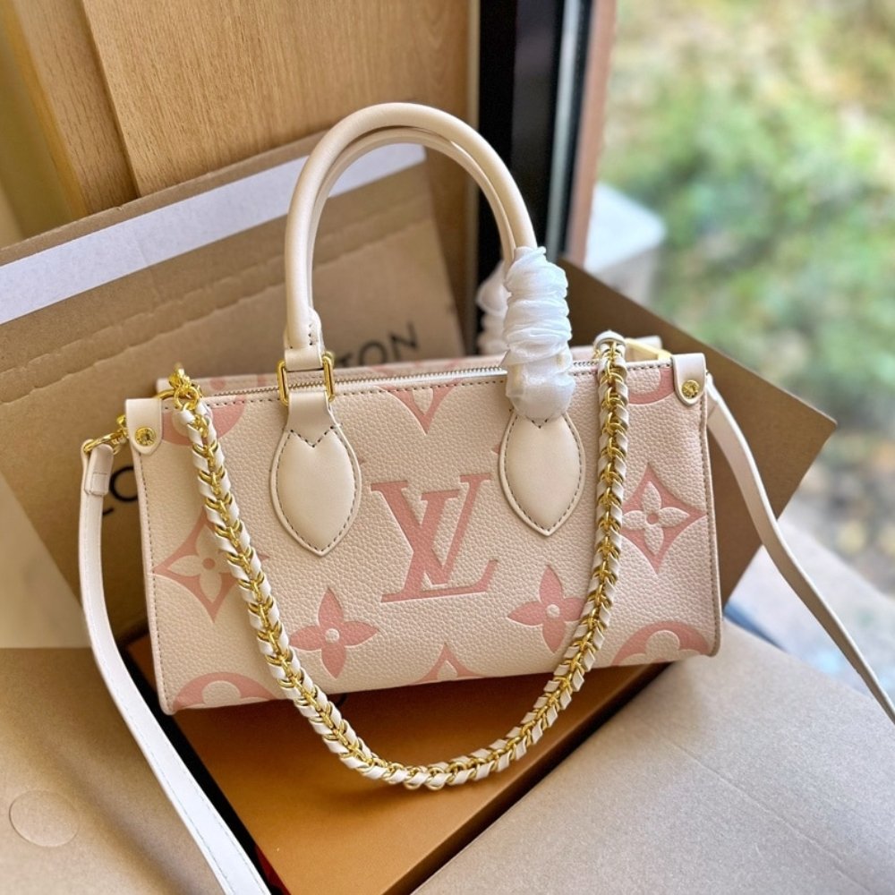 L0vis Vvtt0n Onthego East West Bag Cream Pink 25Cm