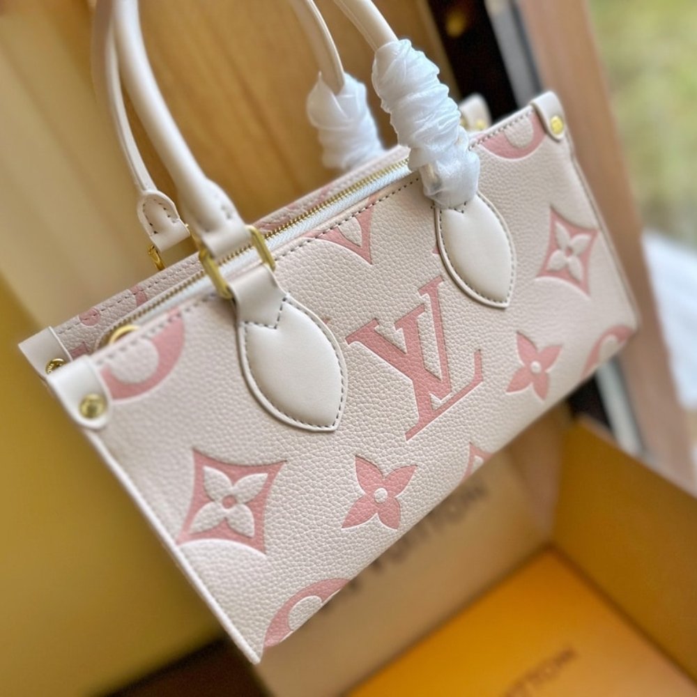 L0vis Vvtt0n Onthego East West Bag Cream Pink 25Cm