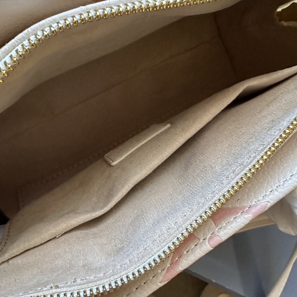 L0vis Vvtt0n Onthego East West Bag Cream Pink 25Cm