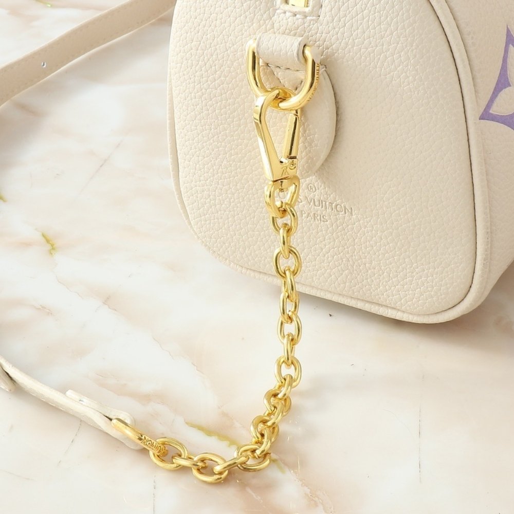 L0vis Vvtt0n Speedy Bandoulière 20 Bag Off White And Lavender 20Cm