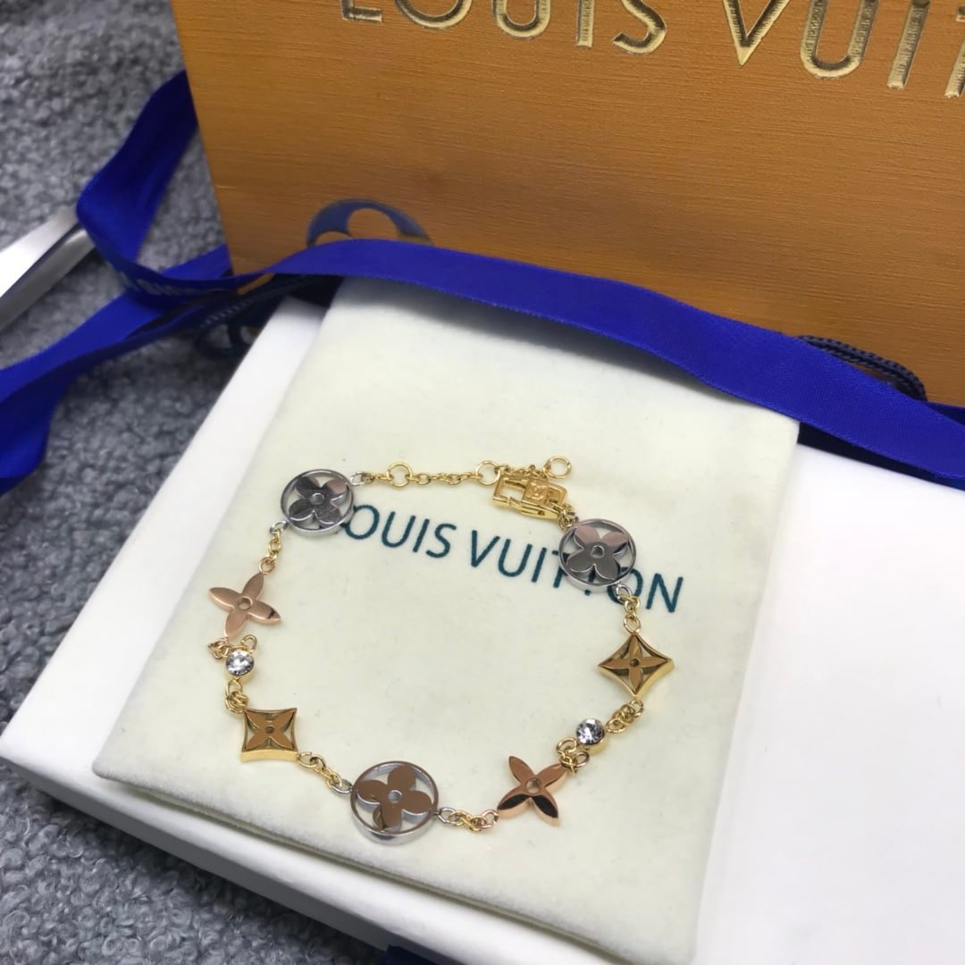 L0vis Vvtt0n Idylle Blossom Bracelet Gold Q95286