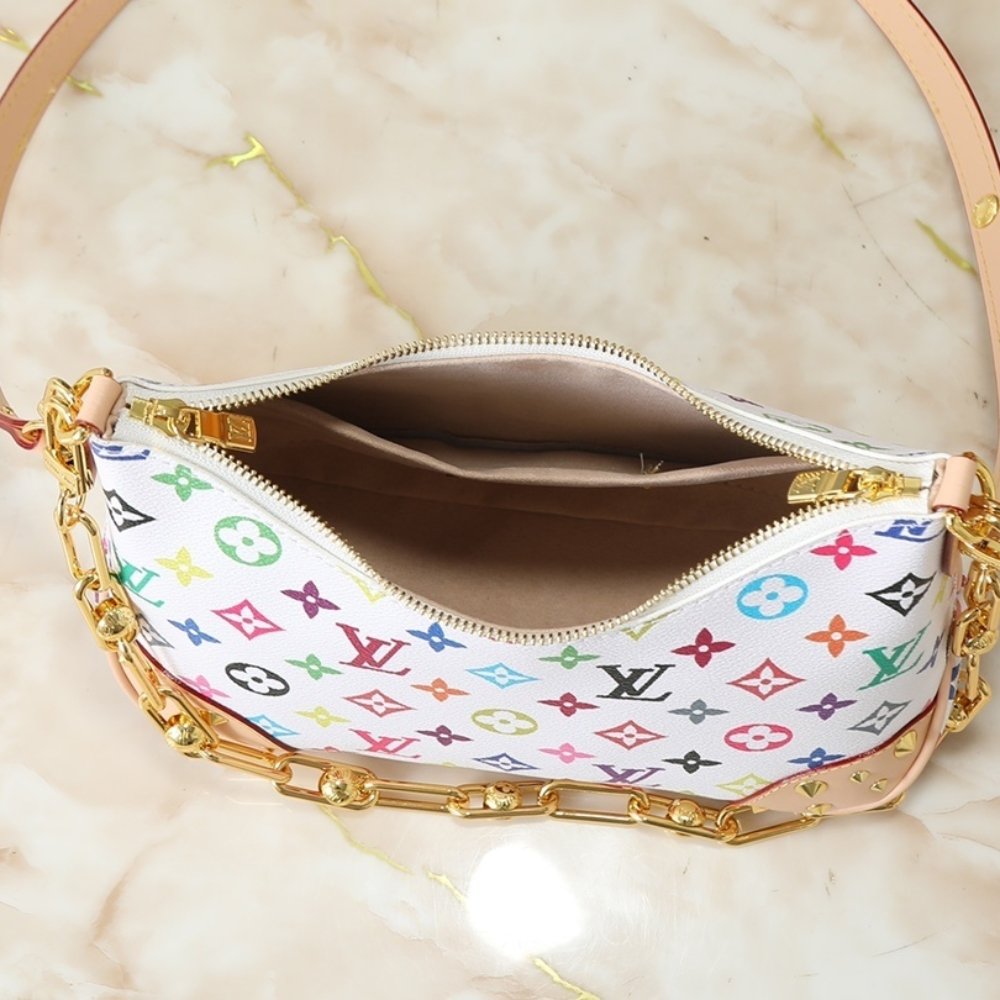 L0vis Vvtt0n X Takashi Murakami Boulogne PM White 29Cm M27790