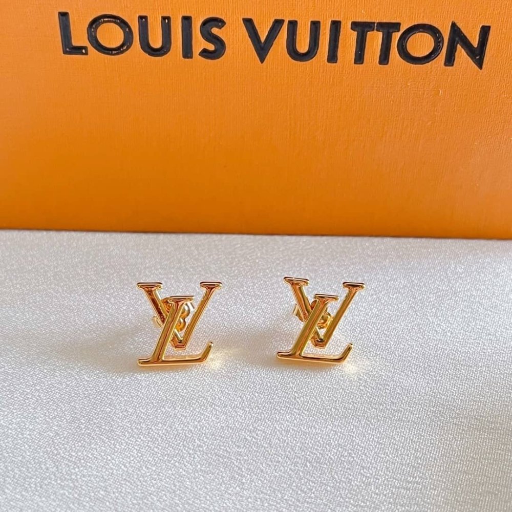 L0vis Vvtt0n Lv Iconic Earrings Gold M00743
