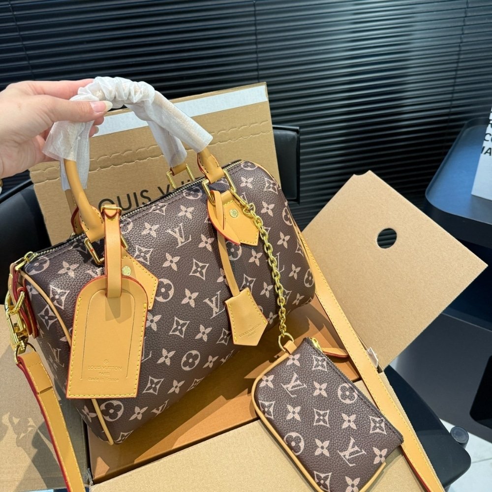 L0vis Vvtt0n Speedy P9 Bandoulière 25 Monogram Brown 25Cm M24443