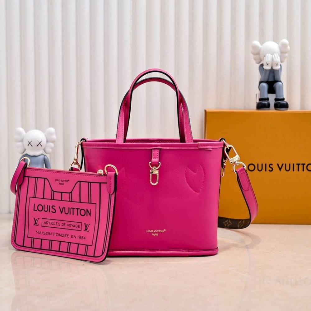 L0vis Vvtt0n Neverfull Bandoulière Inside Out Bb Monogram Rose 20Cm M12106