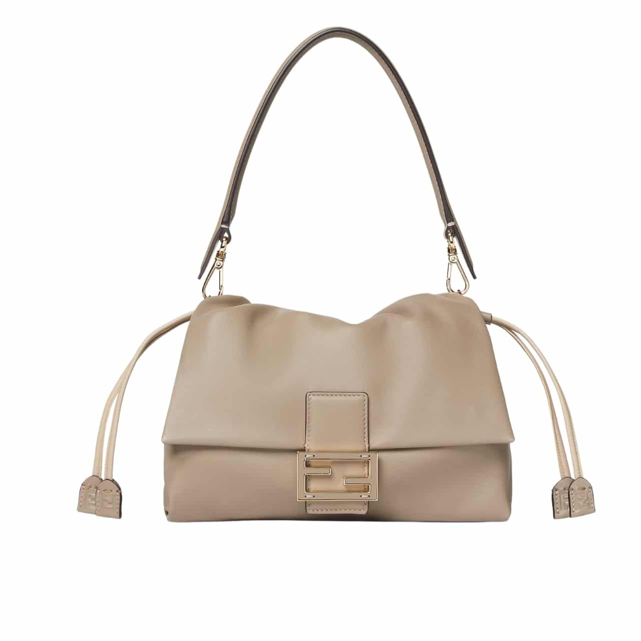 F**di Mamma Baguette Medium Dove Grey 26Cm 8Br833Aq0Df0E65