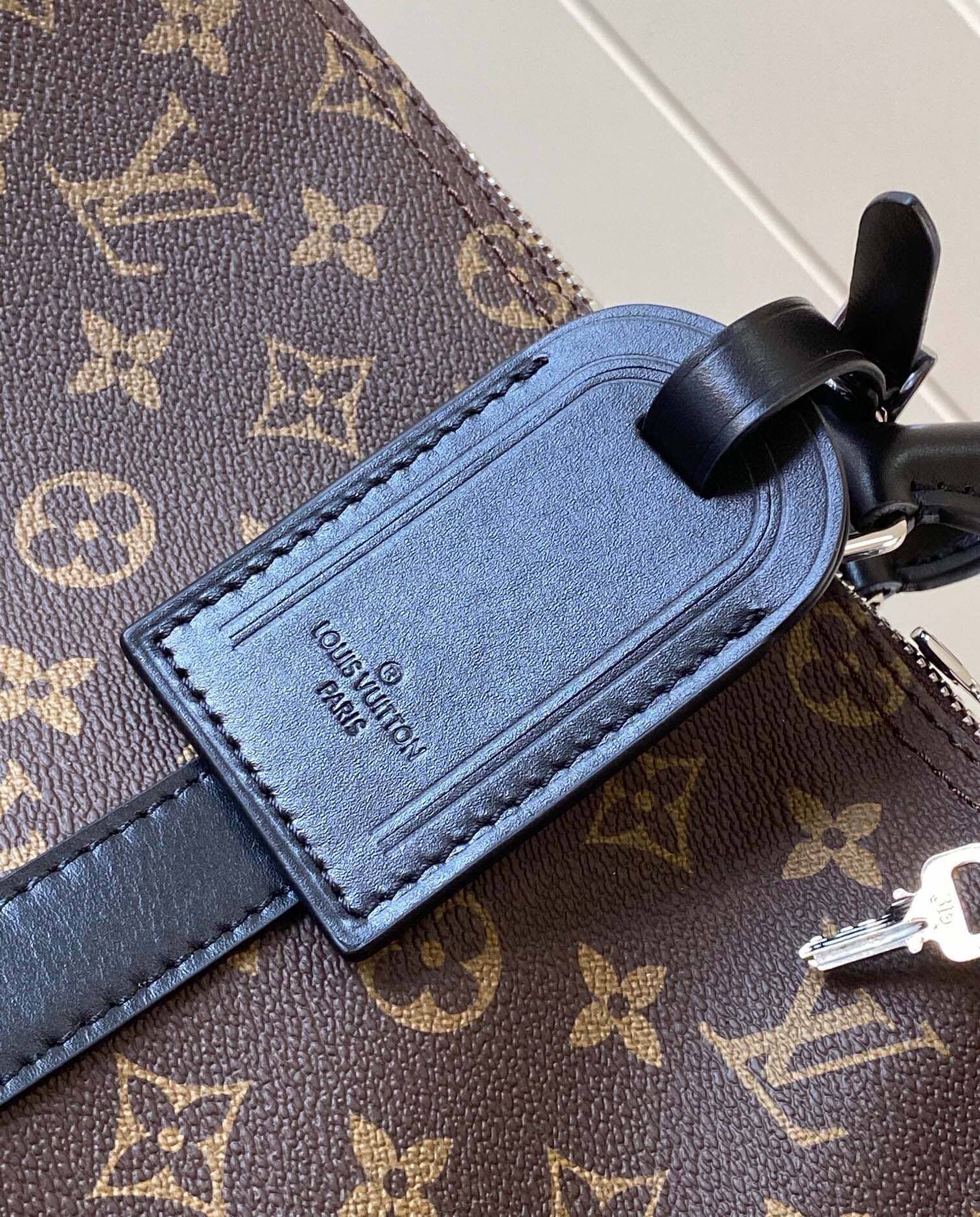 L0vis Vvtt0n Keepall Bandoulière 55 Monogram Macassar M56714