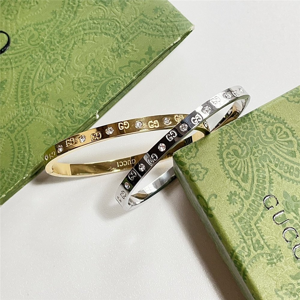 Gvc*1 Gg Bracelet Silver 4Mm